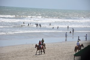 Labadi Beach, der Stadtstrand von Accra